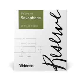 Rico Reserve Soprano Saxophone Reeds, Strength 3.5, Box of 10