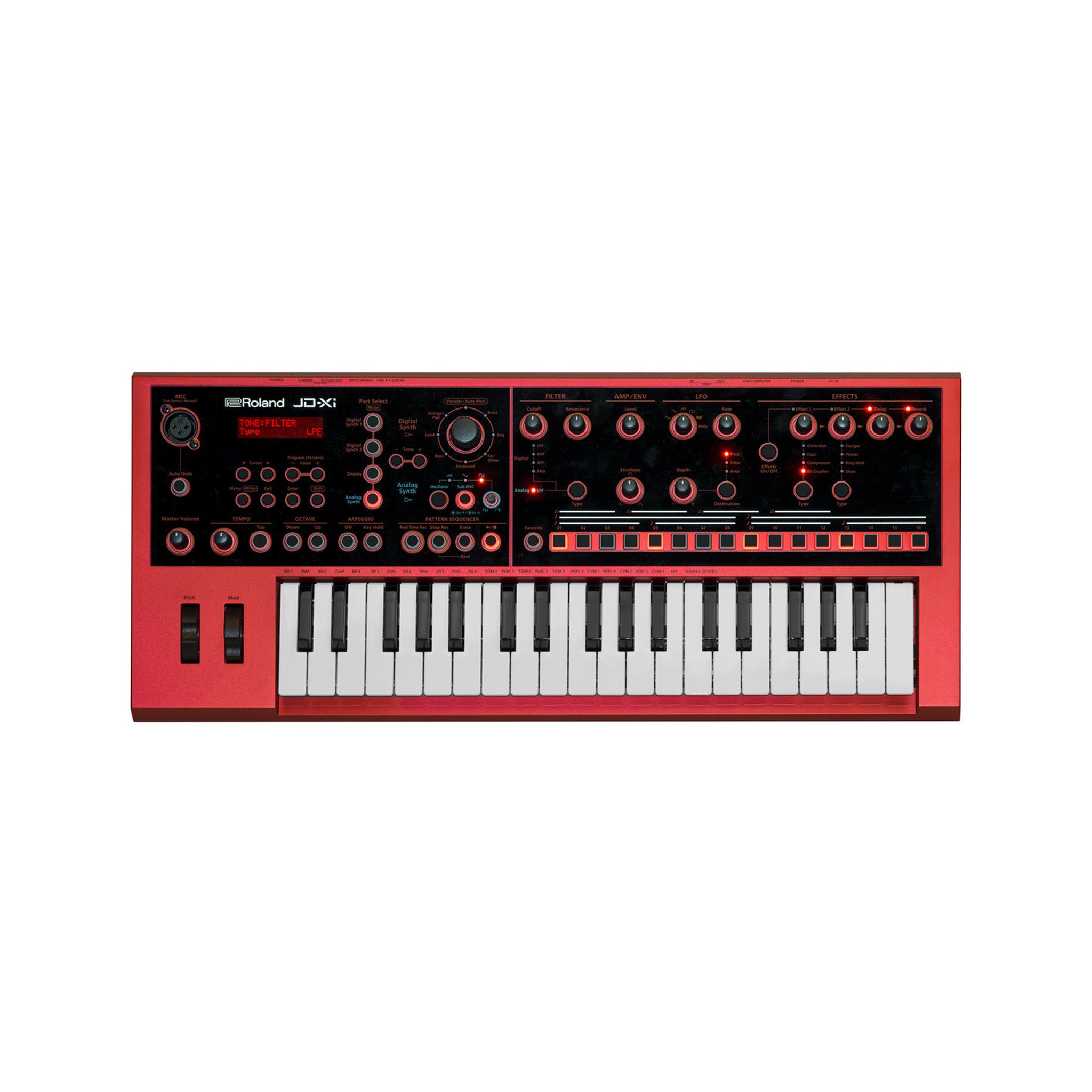 Roland Limited Edition JD-Xi Synthesizer, Red