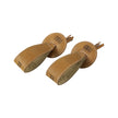 MEINL Cymbals BR5 Professional Leather Cymbal Straps w/Pads, Pair, Brown