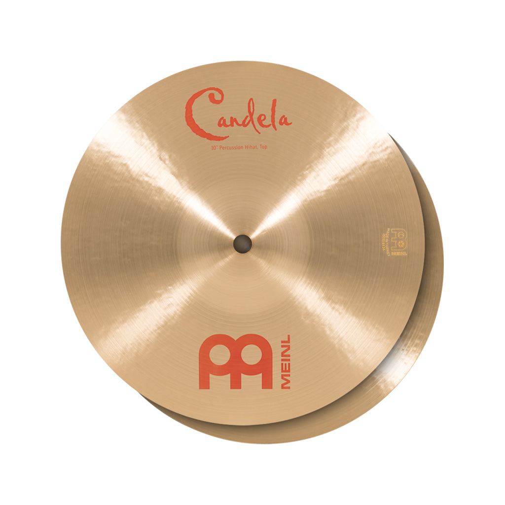 MEINL Cymbals CA10PH 10inch Candela Percussion Hihat, Pair