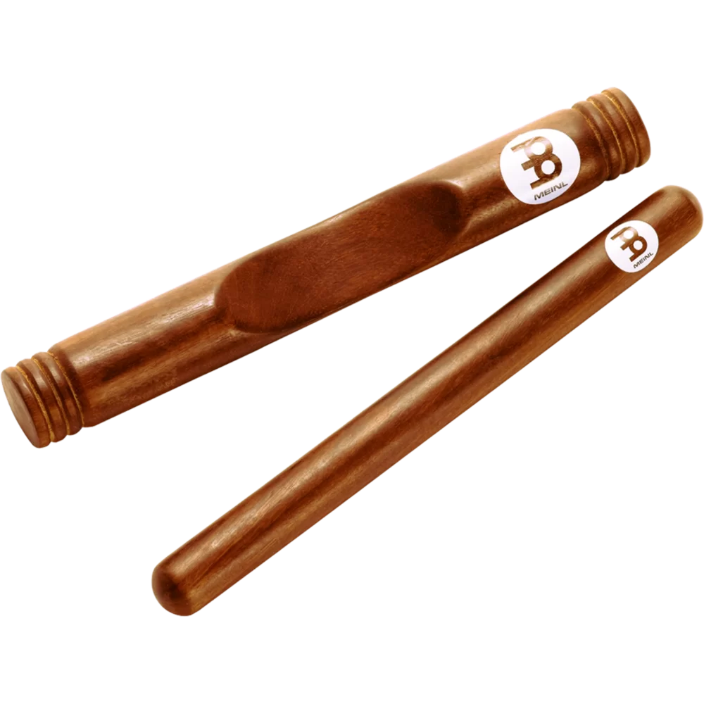MEINL Percussion CL2RW African Solid Wood Claves, Redwood