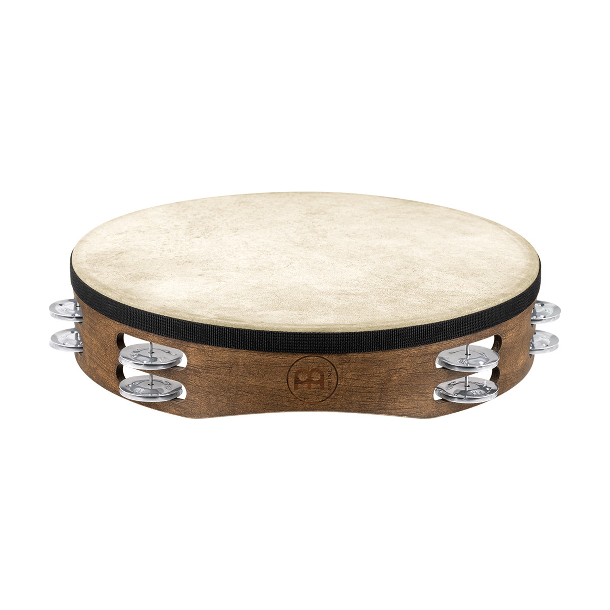 MEINL Percussion FD12TAM 12inch Tamburello, Goat Skin, Walnut Brown
