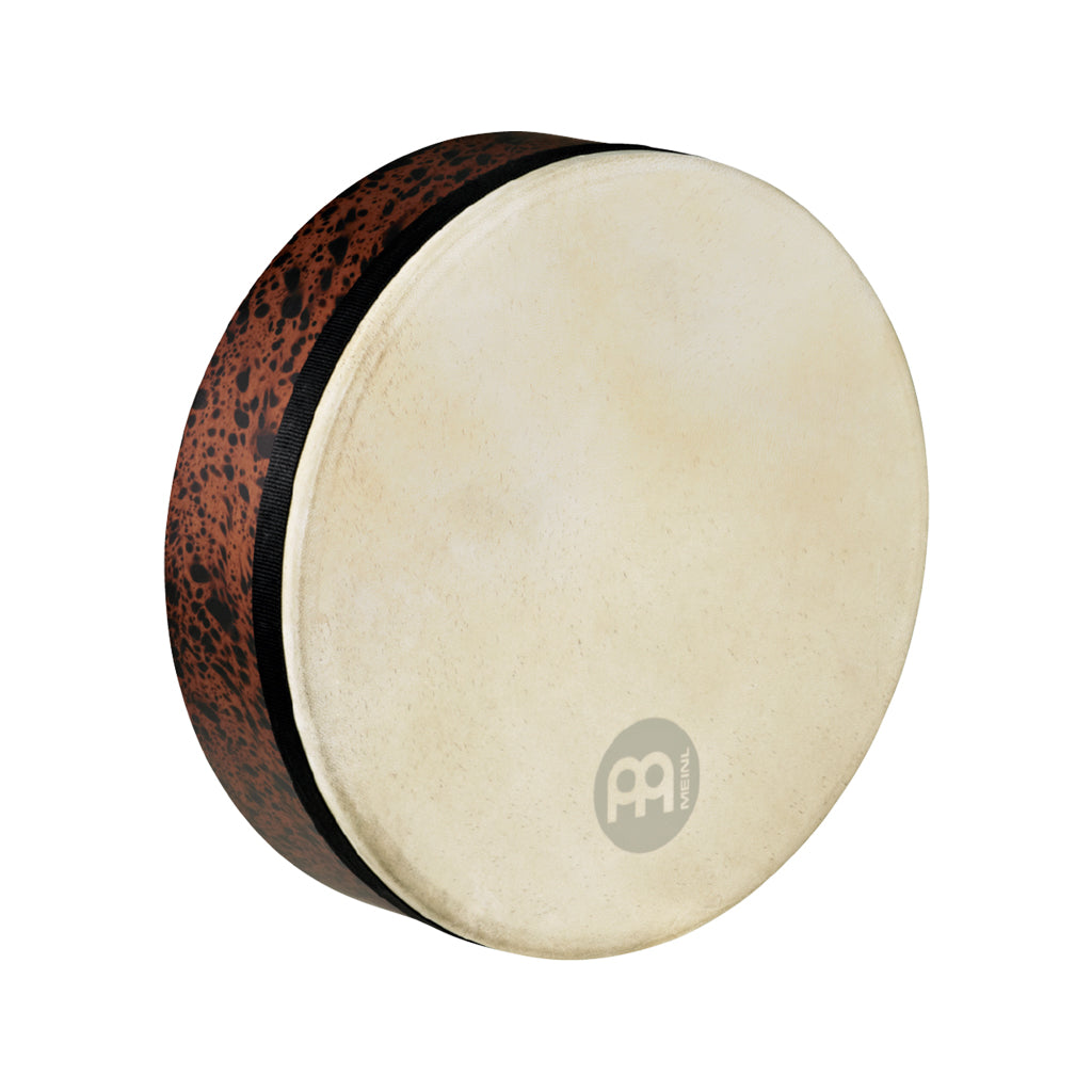 MEINL Percussion FD14T-D-TF 14inch Tar Frame Drum, Deep Shell Brown Burl
