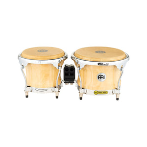 MEINL Percussion FWB400NT 7+8-1/2inch Professional Series Wood Bongo, Natural