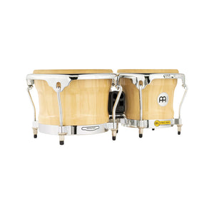 MEINL Percussion FWB400NT 7+8-1/2inch Professional Series Wood Bongo, Natural