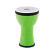 NINO Percussion NINO-EMDJ-GA 6inch Elements Mini Djembe, Plastic Head, Green Apple