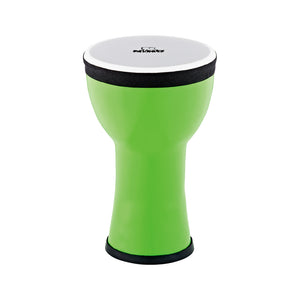 NINO Percussion NINO-EMDJ-GA 6inch Elements Mini Djembe, Plastic Head, Green Apple