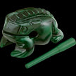 NINO Percussion NINO516GR Wood Frog Guiro, X-Large, Green