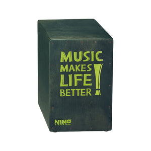NINO Percussion NINO952GY 17-3/4Inch Tall, Birch Cajon, Grey