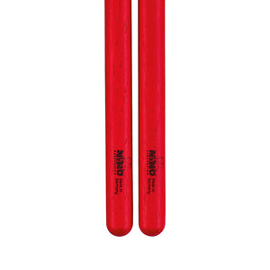 NINO Percussion NINO973 American Hickory Drumsticks, Red