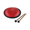 NINO Percussion NINO980R Mini Melody Steel Tongue Drum w/Bag, Red