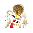 NINO Percussion NINOSET515 Assortment of 15Pcs w/ Baasket