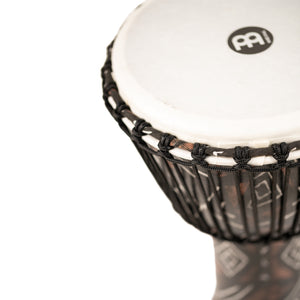 MEINL Percussion PADJ6-M-F 10inch Rope Tuned Travel Series Djembe, Synthetic Head, Kanga Sarong
