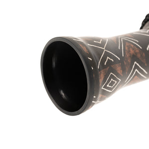 MEINL Percussion PADJ6-M-F 10inch Rope Tuned Travel Series Djembe, Synthetic Head, Kanga Sarong
