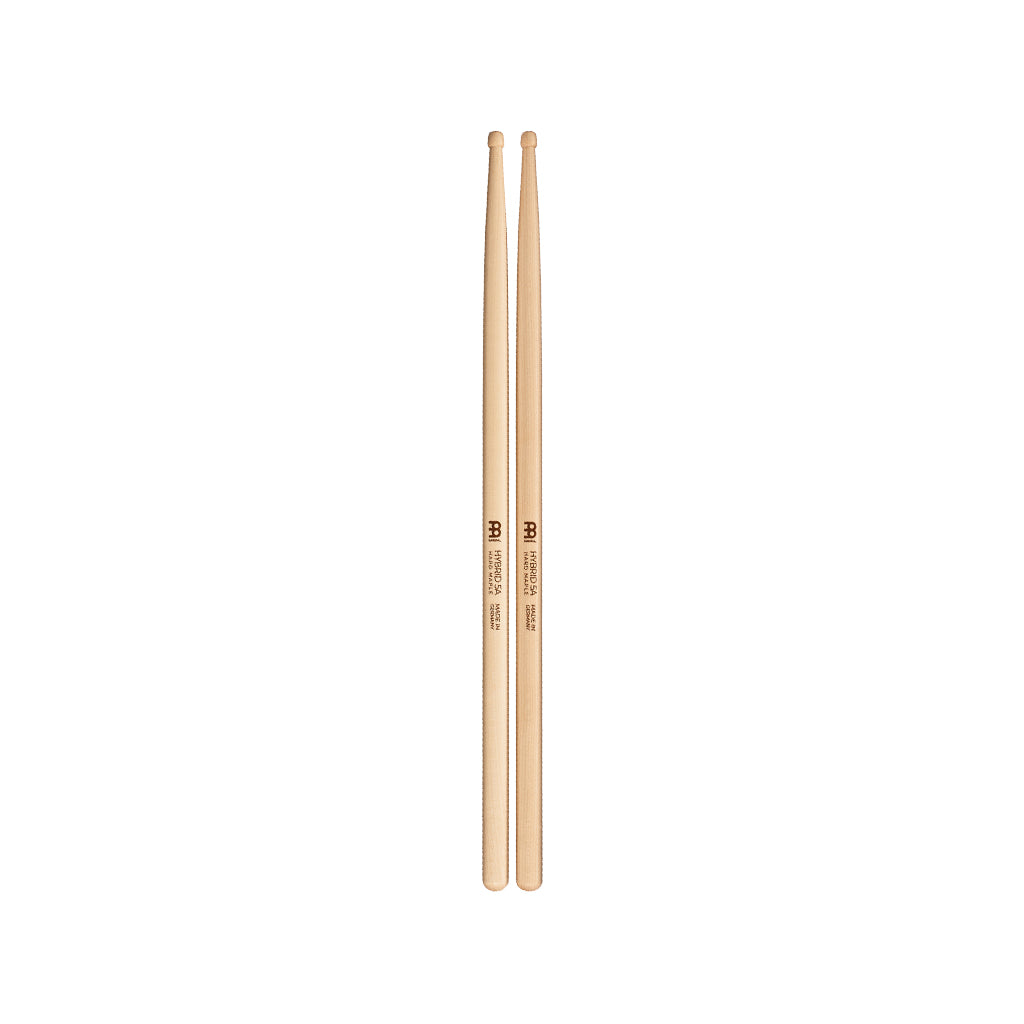 MEINL SB136 Hybrid 5A Hard Maple Drum Stick, Wood Tip