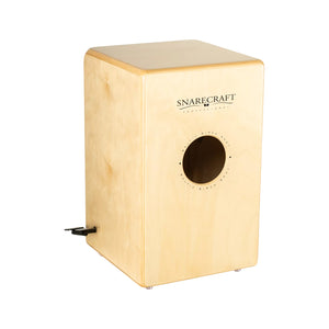 MEINL Percussion SCP100AWA Snarecraft Professional Cajon, American White Ash Frontplate