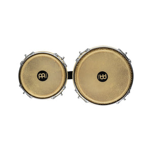 MEINL Percussion WB500ZFA-M 7+9inch Woodcraft Series Wood Bongo, Zebra Finished Ash