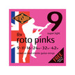 Rotosound R9 Roto Pinks Electric Guitar Strings Set, Super Light, 9-42