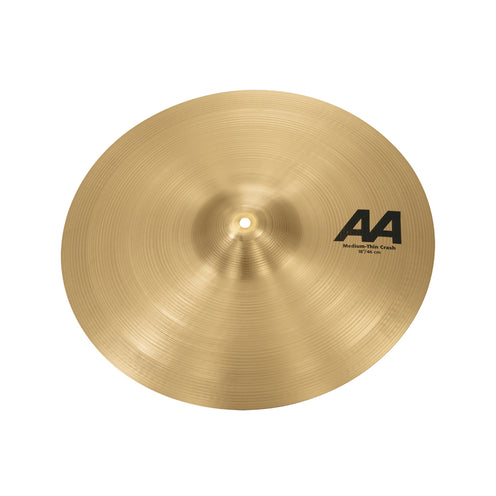 Sabian 18Inch AA Medium Thin Crash Cymbal
