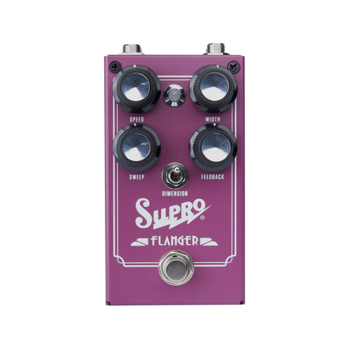 Supro Analog Flanger Guitar Effects Pedal