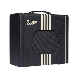 Supro Delta King 10 Guitar Combo Amplifier, Black & Cream
