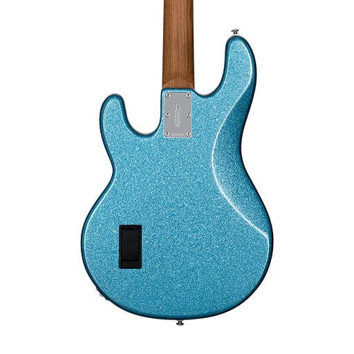 Sterling by Music Man Ray34 4-String Bass Guitar, Blue Sparkle