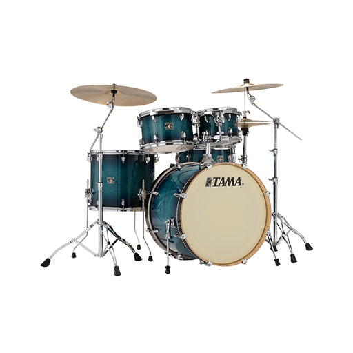 TAMA CL50RS-BAB Superstar Classic Maple 5-Piece Drum Shell Kit, Blue Lacquer Burst