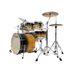 TAMA CL72RSP-GLP Superstar Classic Maple 7-Piece Drum Shell Kit, Gloss Lacebark Pine Fade