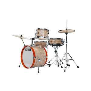 TAMA LJK48H4-CMW Club-JAM Kit 4-Piece w/ Hardware+Throne, Cream Marble Wrap