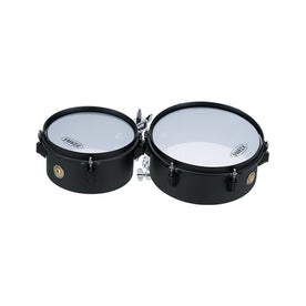 TAMA MT810STBK 8+10inch Metalworks Effect Series Mini Tymps w/Attachment, Matte Black