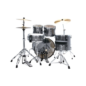 TAMA ST52H6-CSS Stagestar 5-Piece Drum Kit w/ Hardware+Throne, Cosmic Silver Sparkle