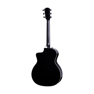 Taylor 214ce Deluxe Grand Auditorium Acoustic Guitar, Trans Blue Top