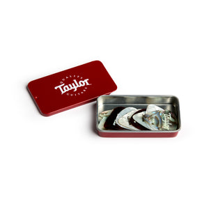 Taylor Celluloid Series Pick Tin, Set of 12