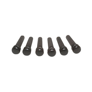 Taylor Bridge Pins, Black Plastic, 6-Pack