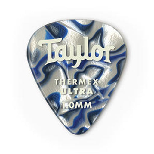 Taylor Premium DarkTone 351 Thermex Ultra Picks, Blue Swirl, 1.25mm, 6-Pack
