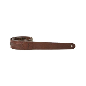 Taylor Slim Leather Guitar Strap, Chocolate Brown, 1.5inch