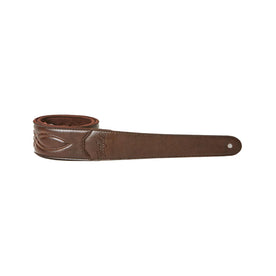 Taylor Vegan Leather Guitar Strap, Chocolate Brown, 2inch