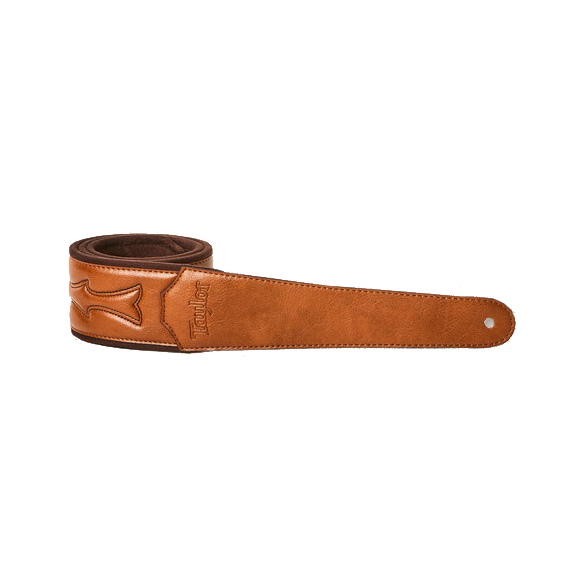 Taylor Vegan Leather Guitar Strap, Tan, 2.5inch