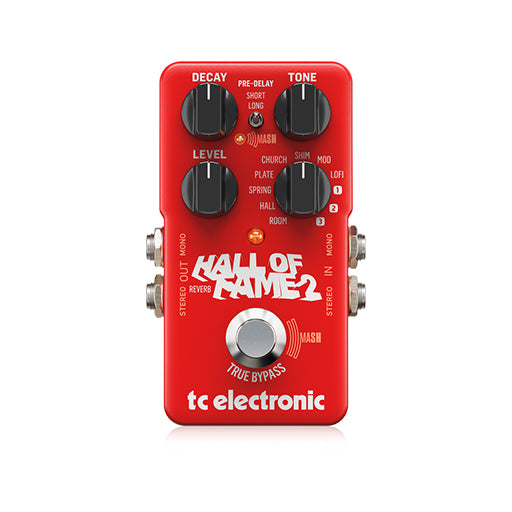 ギター tc electronic Hall of Fame Reverb TC Electronic Hall of Fame 2 Reverb Guitar Effects Pedal – Swee