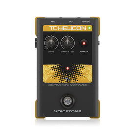 TC-Helicon VoiceTone T1 Adaptive Tone Vocal Effects Pedal (000-DE301)