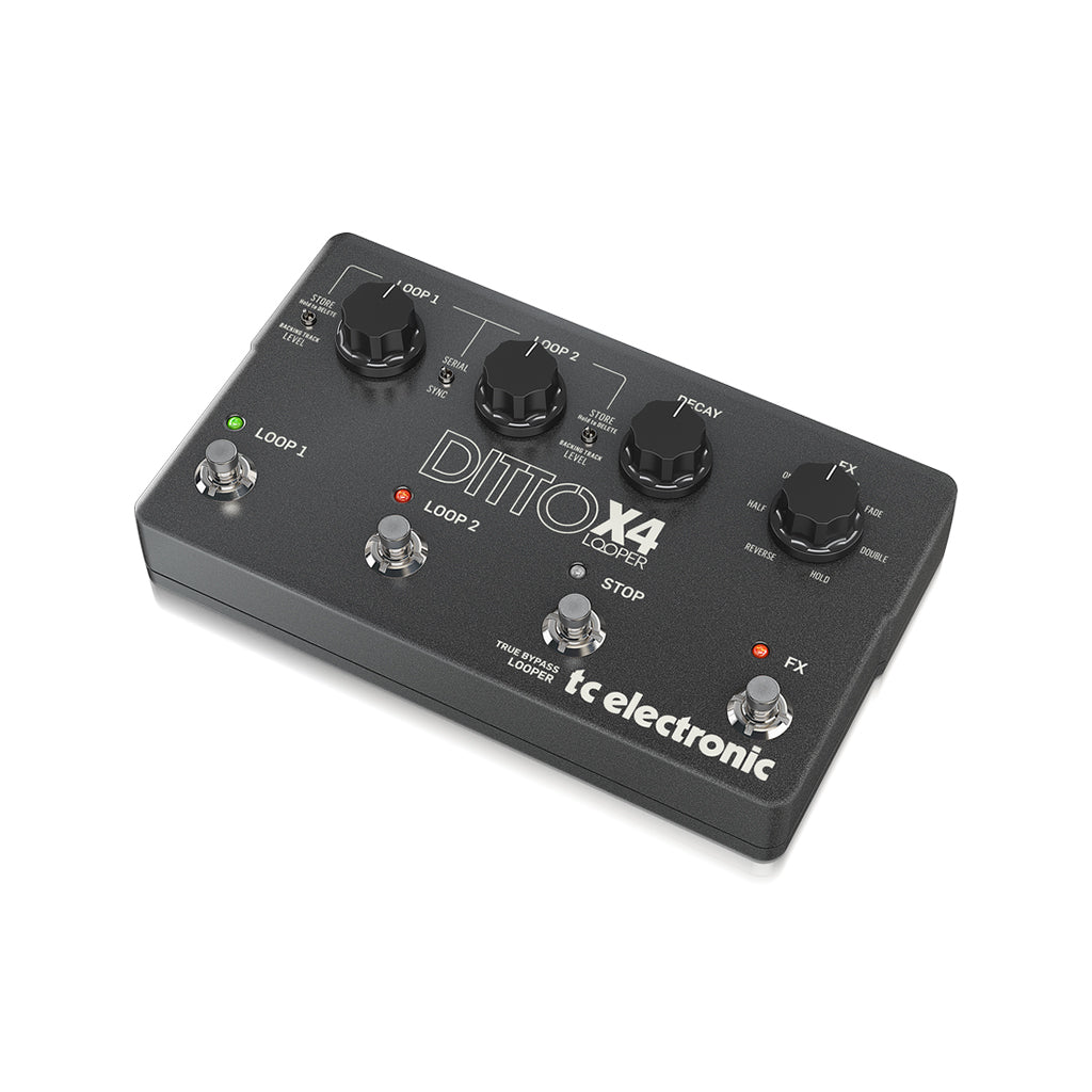 TC Electronic Ditto X4 Looper Guitar Effects Pedal – Swee Lee TC Electronic Ditto X4 Looper Guitar Effects Pedal – Swee Lee