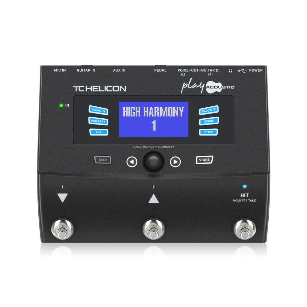TC-Helicon Play Acoustic Vocal and Guitar Effects Pedal, EU