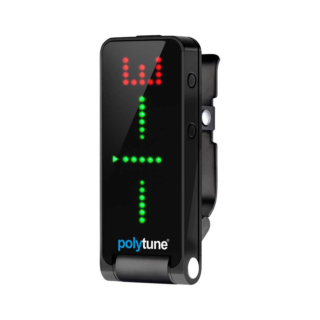 TC Electronic PolyTune Clip Clip-On Tuner, Black – Swee Lee