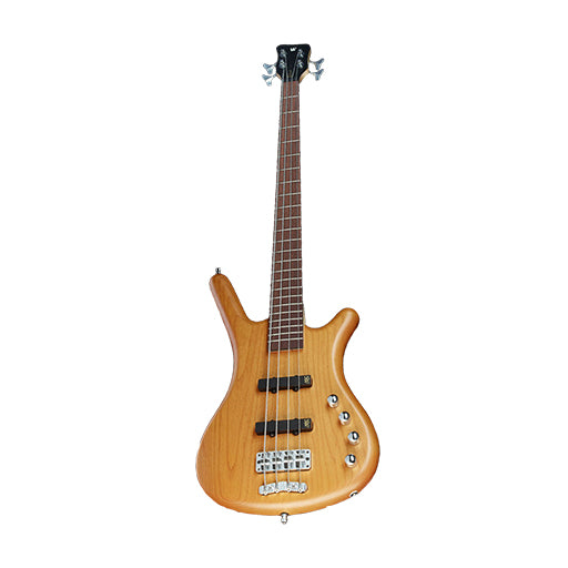 Warwick RockBass Corvette Basic 4-String Bass Guitar, Honey Violin Transparent Satin