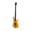 Warwick RockBass Streamer Standard 4-String Bass Guitar, Honey Violin Transparent Satin
