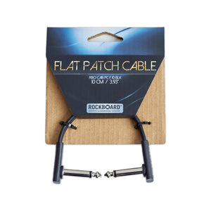 Rockboard by Warwick Flat Patch Cable, Black 10Cm/3.93Inch
