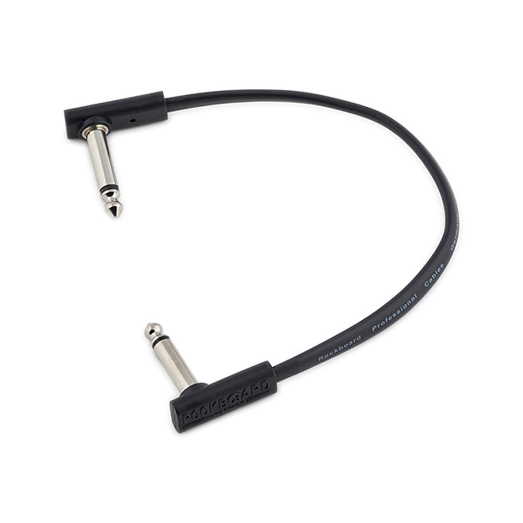 Rockboard by Warwick Flat Patch Cable, Black, 20Cm/7.87Inch