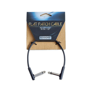 Rockboard by Warwick Flat Patch Cable, Black, 20Cm/7.87Inch