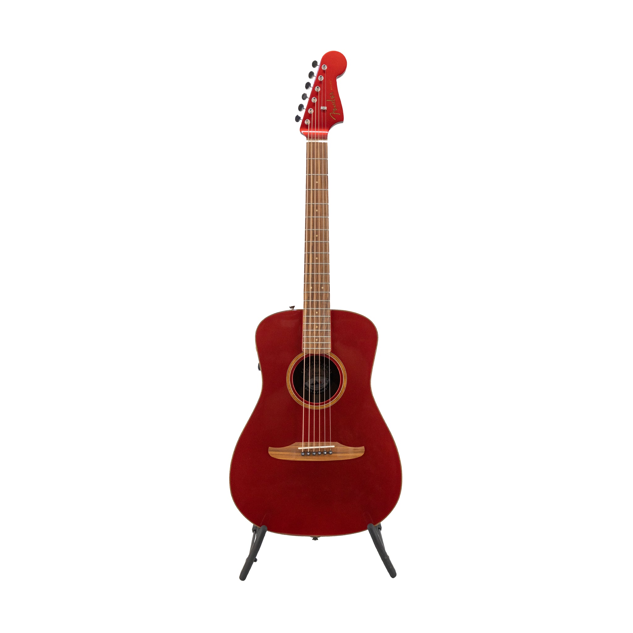 Fender California Malibu Classic Small-Bodied Acoustic Guitar, Hot Rod Red Metallic, CGFA18XXXX