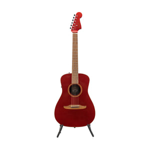 Fender California Malibu Classic Small-Bodied Acoustic Guitar, Hot Rod Red Metallic, CGFA18XXXX